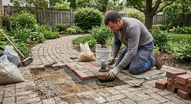 Brick Driveway Repair in Daytona Beach, FL