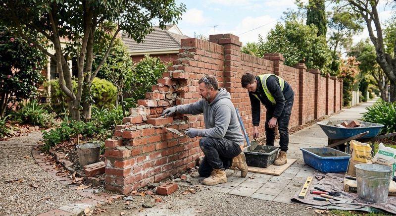 Brick Fence Repair in Daytona Beach, FL