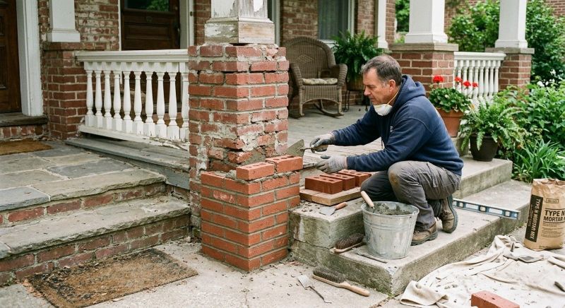 Brick Stairs Repair in Volusia County, FL