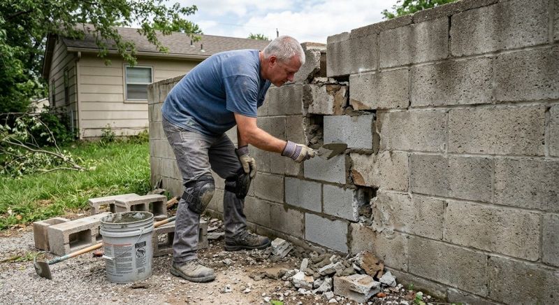 Cinder Block Repair in Daytona Beach, FL