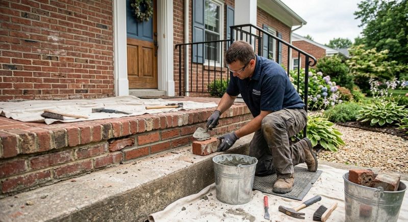 Porch Brick Repair in Daytona Beach, FL