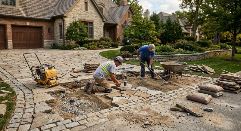 Stone Driveway Repair in Daytona Beach, FL
