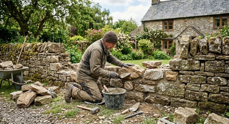Stone Wall Repair in Deland, FL