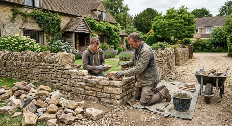 Stone Wall Repair in Edgewater, FL