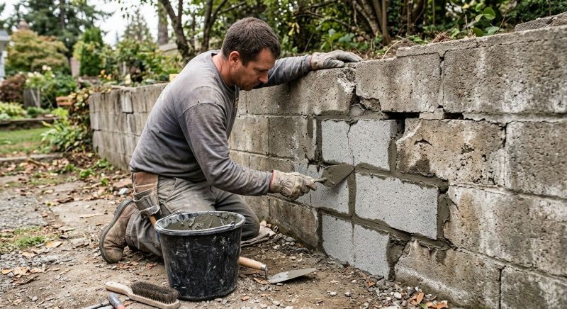 Block Wall Repair in De Leon Springs, FL